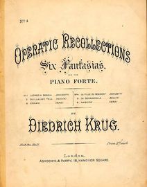 La Fille du Regiment - No. 4 from Operatic recollections series - For the Pianoforte