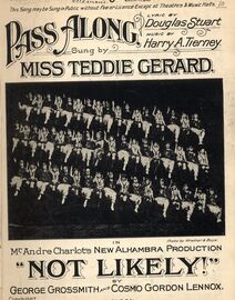 Pass Along - Song featuring Miss Teddie Gerard and Cast - From Mr. Andre Charlot's Production Not Likely