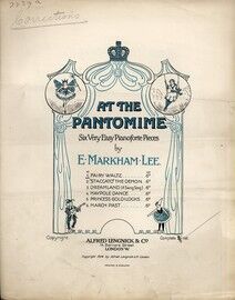 Fairy Waltz - At the Pantomine No. 1. - Six Easy Piano Pieces