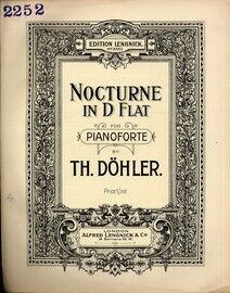Nocturne in D Flat - for Piano - Edition Lengnick No. 2252