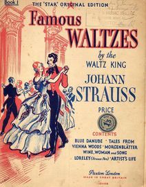 The "Star" Original Edition - Famous Waltzes by the Waltz King Johann Strauss - Book 1 - Paxton Edition 18405