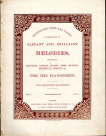 Repertoire pour les dames - A collection of elegant and brilliant Melodies - No. 2 - For the Pianoforte