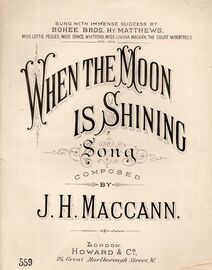 When the Moon is Shining - Song