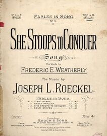 She Stoops to Conquer - Song in the Key of G Major - For High Voice