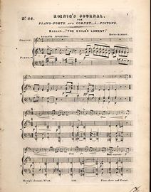Koenigs Journal - No. 44 -  For Cornet a Pistons/Piano
