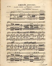 Koenigs Journal - No. 51 - For Cornet a Pistons/Piano