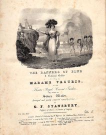 The Banners Of Blue - A National Ballad - As Sung by Madame Vestris at The Theatre Royal Covent Garden - Fifth Edition