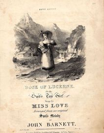 Rose of Lucerne - The Swiss Toy Girl - 5th Edition - As sung by Miss Love