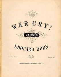 War Cry - Galop for Pianoforte