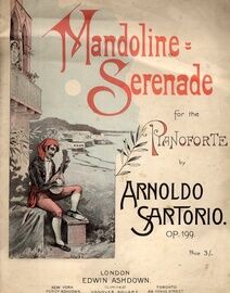 Mandoline Serenade - For the Pianoforte - Op. 199