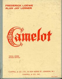 Camelot - Vocal Score in 2 Acts - Based on 'The Once and Future King' by T. H. White - Chappell Edition for SATB and Piano
