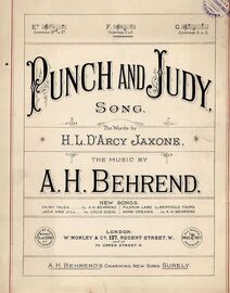 Punch and Judy - Song - Key of F major - For Piano and Voice