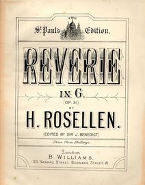 Reverie in G (The Rivulet) - Op. 31 -  For Pianoforte - The St. Pauls Edition