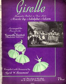 Giselle - A Romantic Ballet in 2 Acts for piano solo - Illustrated Edition