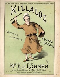 Killaloe - Sung by E J Lonnen at the Gaiety Theatre in "Miss Esmeralda"