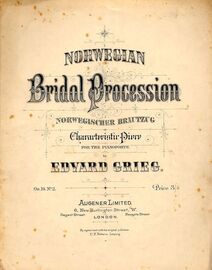 Norwegian Bridal Procession (Norwegischer Brautzug) - Characteristic Piece for the Piano forte