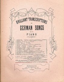 Wanderlied - No. 21 - From "Brilliant Transcriptions of German Songs for the Piano"