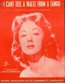 I Can't Tell a Waltz from a Tango -  Featuring Lorrae Desmond