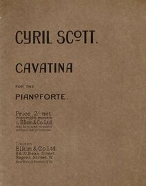 Cavatina - For the Pianoforte