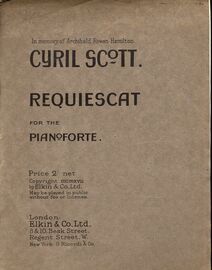 Requiescat - For the Pianoforte