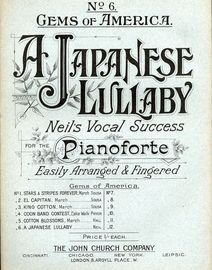 A Japanese Lullaby - Gems of America No. 6