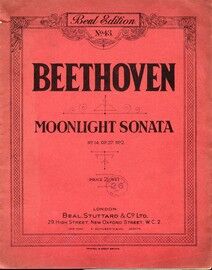 Beethoven Moonlight Sonata - No. 14, Op 27, No. 2 - Beal Edition No. 43