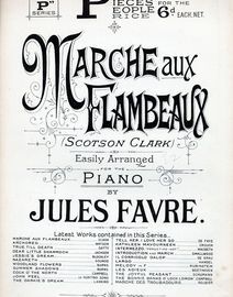 Marche aux Flambeaux - For the Piano - The Big P Series of Popular Pianoforte Pieces for the People
