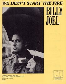 We Didn't Start the Fire - Recorded by Billy Joel on CBS Records - For Piano ando Voice with Guitar Chords