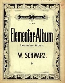 Elementary Album - For Piano - Bosworth Edition No. 409 - IV