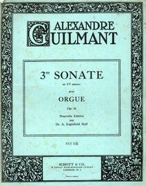 Alexandre Guilmant - 3me Sonate en UT Mineur for Organ - Op. 56