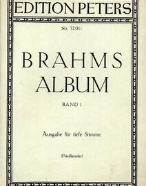 Brahms Album - Band 1 - Fur Eine Singstimme mit Klavierbegleitung