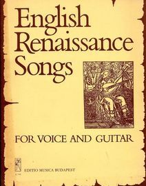 English Renaissance Songs - For Voice and Guitar
