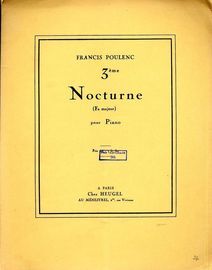 3eme Nocturne (Fa majeur) - Pour Piano
