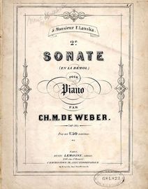 2e Sonate (En La Bemol) -  Pour Piano - Op. 39