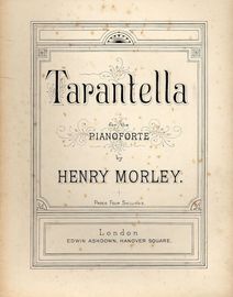 Tarantella - For the Pianoforte