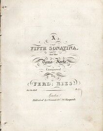 A Fifth Sonatina for Piano