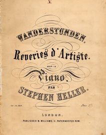 Wanderstunden - Reveries d'Artiste pour le Piano