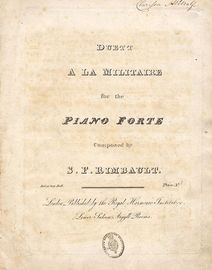 A La Militaire - Duett for the Piano Forte