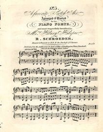 A Favorite Scotch Air - Arranged and Varied for the Pianoforte - Most respectfully inscribed to Mrs Henry Harpur