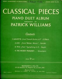 Classical Pieces Piano Duet Album - Elementary To Transitional Grade - Bosworth Album Series No. 44