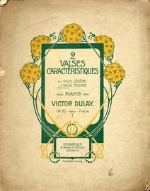 Valse Tzigane - No. 1 from 2 Valses Caracteristiques pour Piano - Op. 20