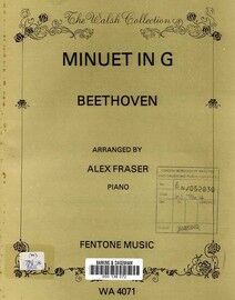 Beethoven - Minuet in G - The Walsh Collection