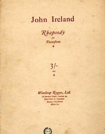 John Ireland - Rhapsody for Pianoforte