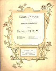 Pages D'Amour - No. 1 - Mystere - Song for Piano and Voice