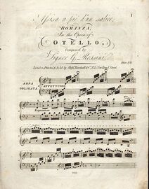 Assisa a pie d'un salice - Romanza in the Opera of "Otello" - Voice and Piano