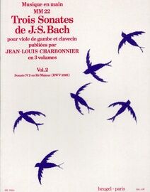 Bach - Sonate No. 2 en Re Majeur (BWV 1028) - Pour Viole de Gambe et Clavecin