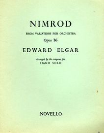 Nimrod - From Variations for Orchestra - Op. 36 - Arranged by the Composer for Piano Solo