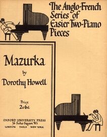 Mazurka - For Two Pianos - The Anglo French Series of Easier Two Piano Pieces