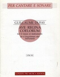 Ave Regina Coelorum - For 4 Voices or Instruments - London Pro Musica Edition No. 503