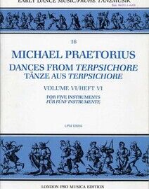 Dances from Terpsichore - Volume VI - For Five Instruments